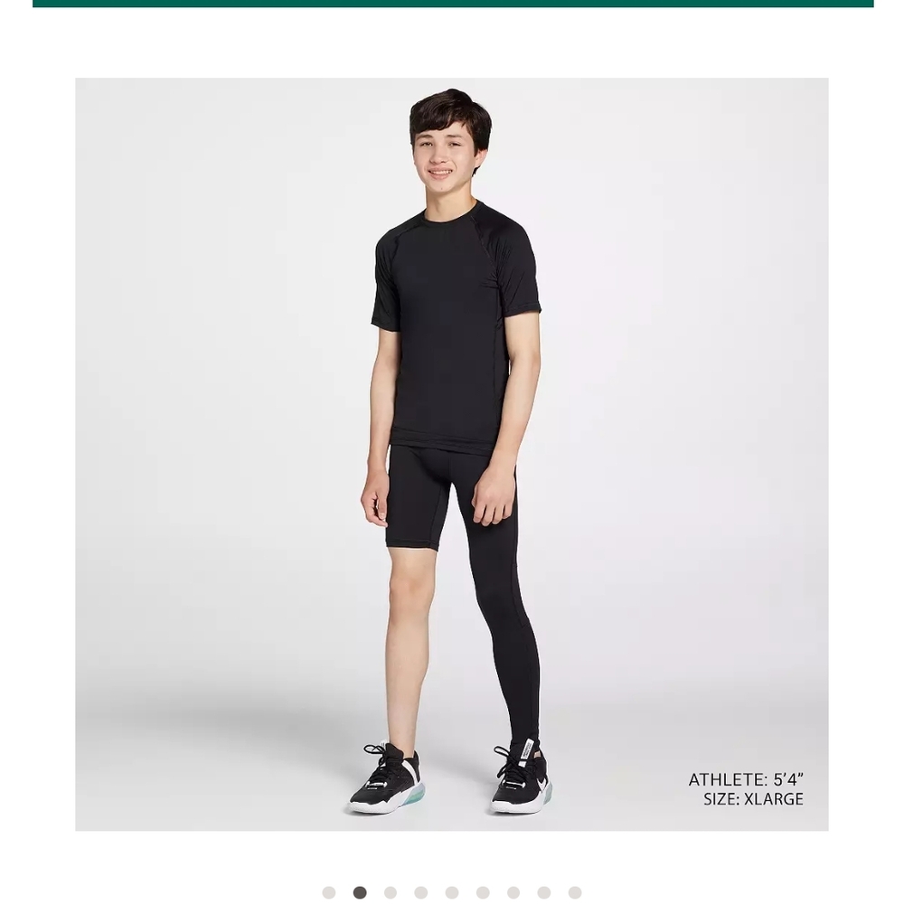 DSG Black Performance "One Leg" Basketball Tights